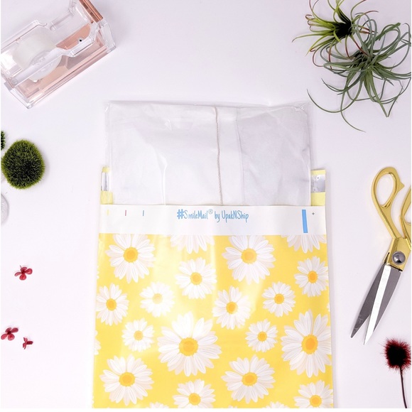LAST SET🌼20 Summer Daisy Poly Mailers 10 x 13 inch - Picture 3 of 3